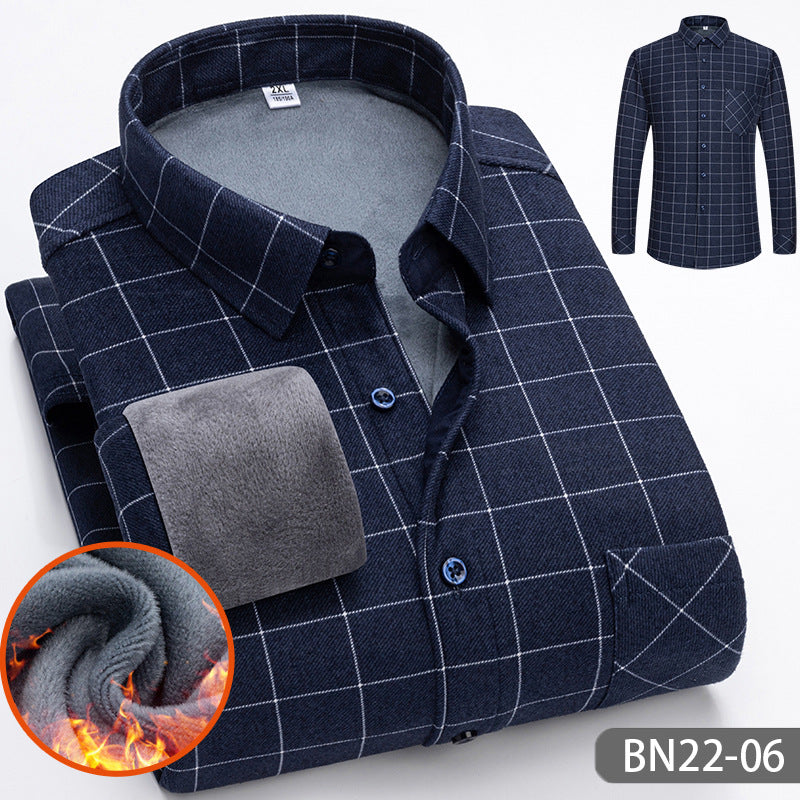 🖤Early Black Friday Sale🎁Autumn and winter men's casual thickened warm shirts