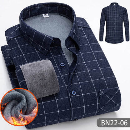 🖤Early Black Friday Sale🎁Autumn and winter men's casual thickened warm shirts