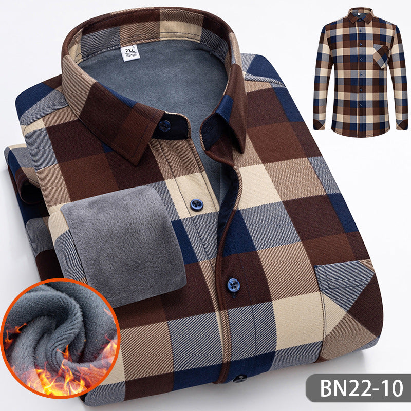 🖤Early Black Friday Sale🎁Autumn and winter men's casual thickened warm shirts