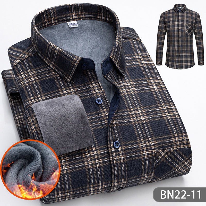 🖤Early Black Friday Sale🎁Autumn and winter men's casual thickened warm shirts