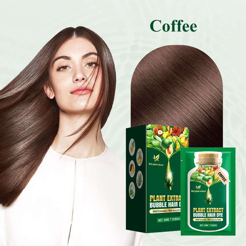 Plant Extract Hair Care Bubble Dye Cream