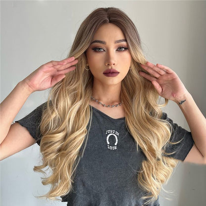 💎 50% OFF! 💎 Gorgeous Fluffy Long Curly Wig – Heat-Resistant, Adjustable & Ultra-Natural Look 💇‍♀️