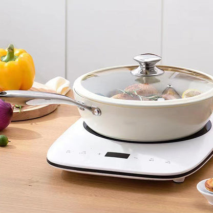 Gift Choice - Ceramic Non-Stick White Cooking Pot