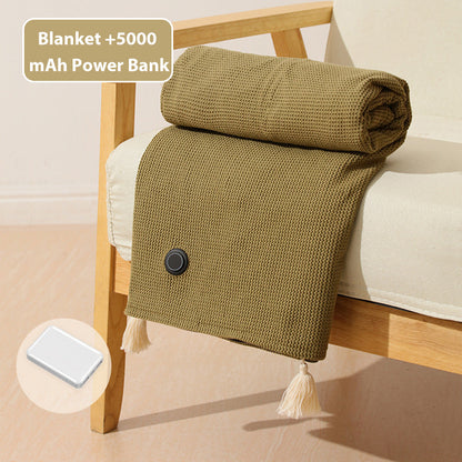 ❄️Portable Soft Zipper Electric Heated Blanket Shawl☀️ (Buy 2 Free Shipping)