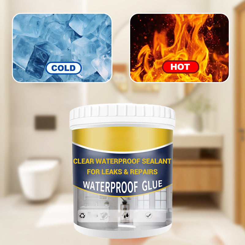 Clear Waterproof Sealant for Leaks & Repairs