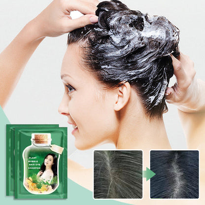 Plant Bubble Hair Dye Shampoo