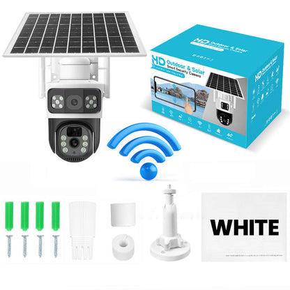 💯 Limited Time Half Price - Dual Lens Wireless Outdoor Solar Security Camera