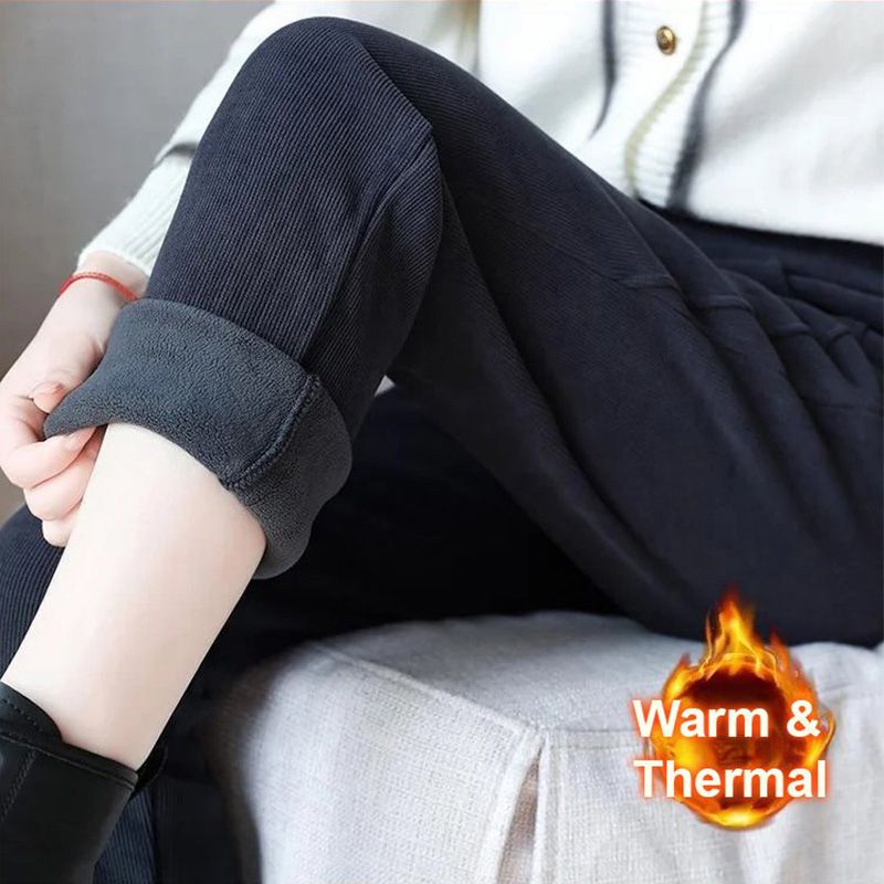⏳Limited-time 50% off⏰Women's High-waist Warm Faux Fleece-lined Pants👖