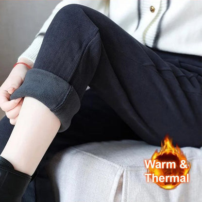 ⏳Limited-time 50% off⏰Women's High-waist Warm Faux Fleece-lined Pants👖