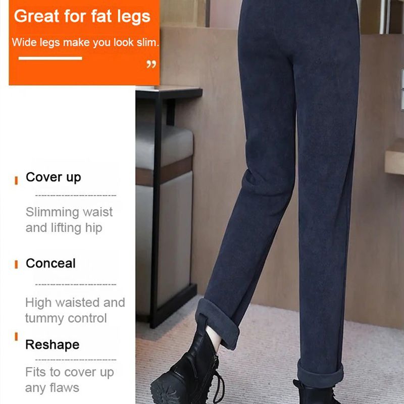 ⏳Limited-time 50% off⏰Women's High-waist Warm Faux Fleece-lined Pants👖