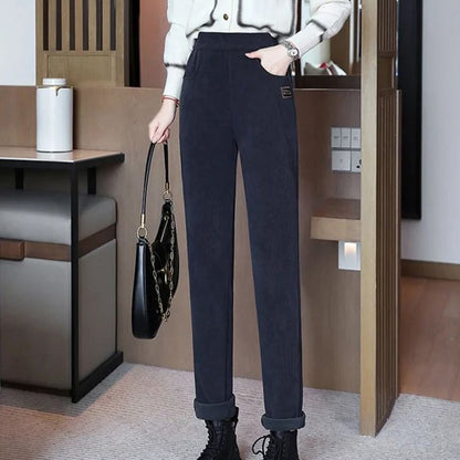 ⏳Limited-time 50% off⏰Women's High-waist Warm Faux Fleece-lined Pants👖