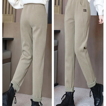 ⏳Limited-time 50% off⏰Women's High-waist Warm Faux Fleece-lined Pants👖