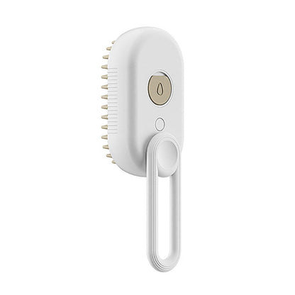🐾 LIMITED-TIME 50% OFF! ✨ Pet Grooming Spray Brush – 3-in-1 Massage, One-Touch Mist, Rotating Handle 🧡