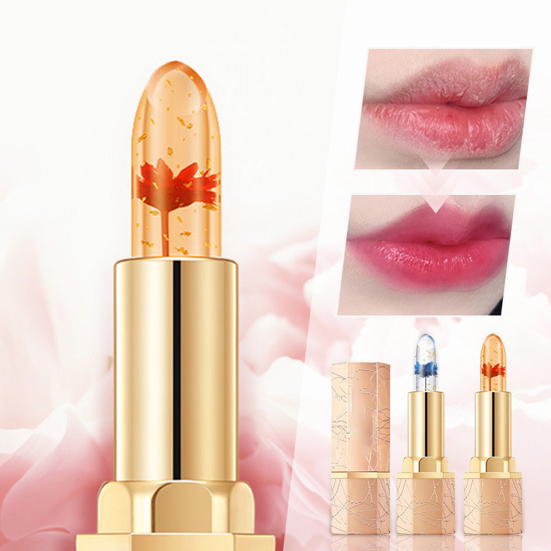 👄 Crystal Flower Thermostatic Color Changing Jelly Lipstick