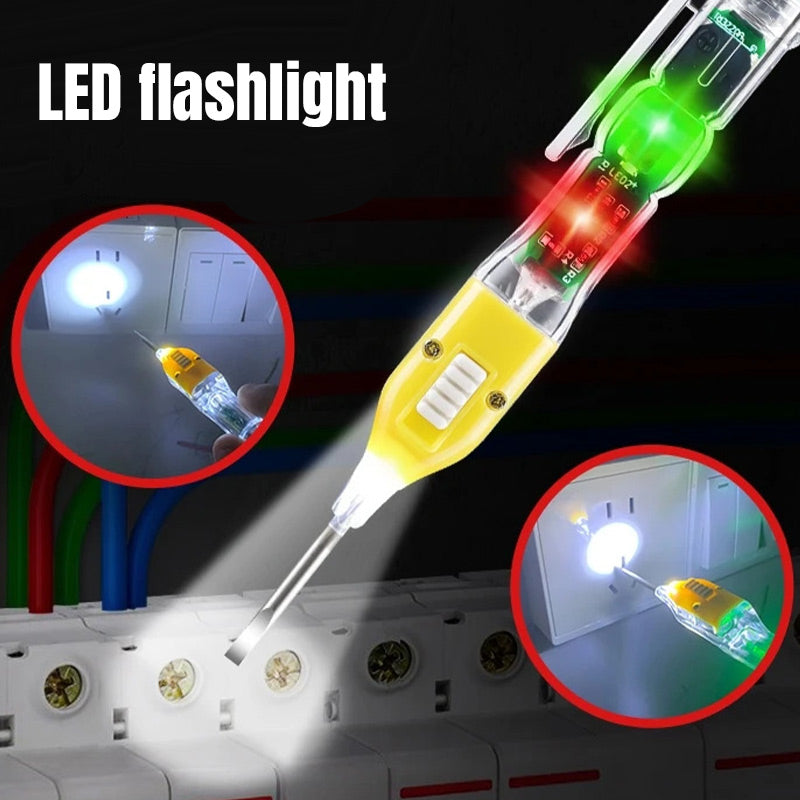 3-in-1 Magnetic Voltage Tester Screwdriver with Flashlight