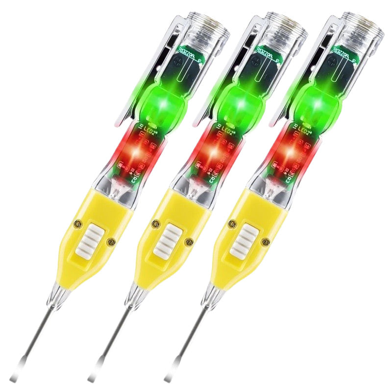 3-in-1 Magnetic Voltage Tester Screwdriver with Flashlight