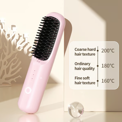 💇‍♀️ LIMITED-TIME 50% OFF! ✨ USB Cordless Negative Ion Hair Straightener – Portable, 2-3 Uses, Safe 🔋