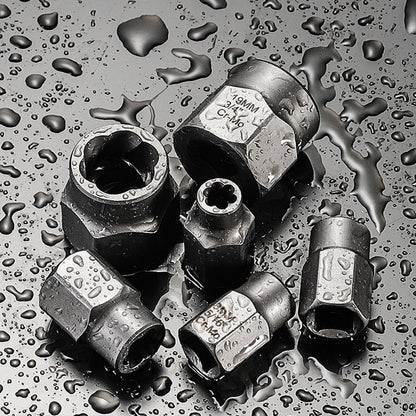 🔧 LIMITED-TIME 50% OFF! ⚙️ Damaged Screw & Bolt Extractor Set – 14-Piece, Chrome Moly Steel, No Drilling 🔩