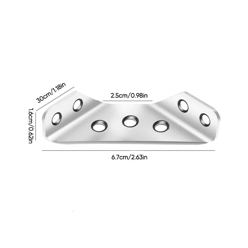 🔩 Stainless Steel Triangular Bracket – Sturdy & stable ✨