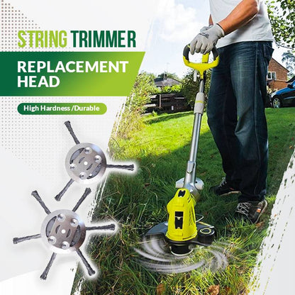 🔥52% OFF!🔥🔥Thread trimmer replacement head，Steel wire grass cutting head🌿