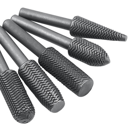 🔩 LIMITED-TIME 50% OFF! ✨ 5-Piece Rotating Steel File Set – Deburing, Grinding, Durable 🛠️