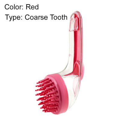 🐾 Buy 1 Get 1 Free! 🌿 Pet Bath Brush – Long Handle, Shampoo Dispenser, 2 Bristle Types, Easy Grip 🧴