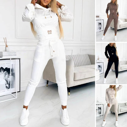 🌸2025 HOT SALE -65%OFF Women's Two-Piece Hooded Tracksuit Set