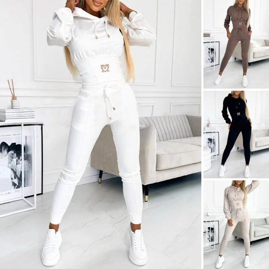 🌸2025 HOT SALE -65%OFF Women's Two-Piece Hooded Tracksuit Set