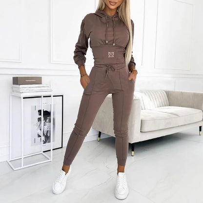 🌸2025 HOT SALE -65%OFF Women's Two-Piece Hooded Tracksuit Set