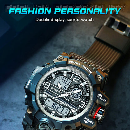 ⌚ LIMITED TIME 60% OFF! 💦 Men's Fashion Multifunctional Waterproof Luminous Watch – 50M, Shockproof, Night Vision 🌃
