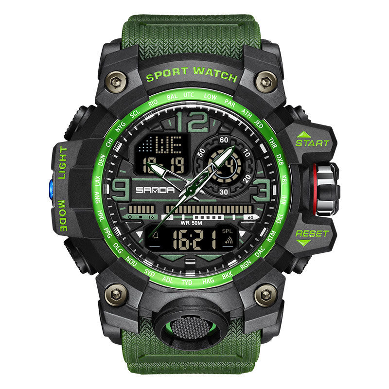 ⌚ LIMITED TIME 60% OFF! 💦 Men's Fashion Multifunctional Waterproof Luminous Watch – 50M, Shockproof, Night Vision 🌃