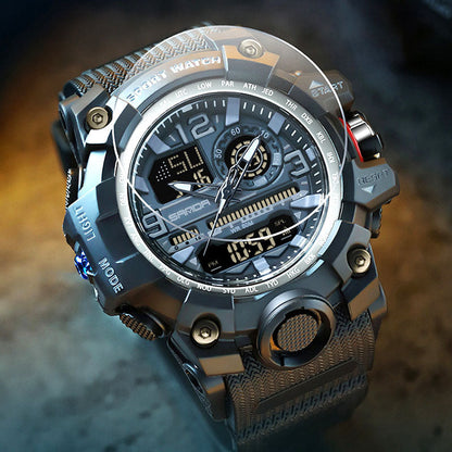 ⌚ LIMITED TIME 60% OFF! 💦 Men's Fashion Multifunctional Waterproof Luminous Watch – 50M, Shockproof, Night Vision 🌃