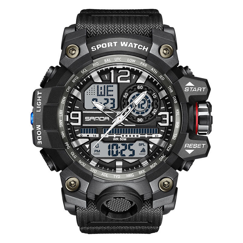 ⌚ LIMITED TIME 60% OFF! 💦 Men's Fashion Multifunctional Waterproof Luminous Watch – 50M, Shockproof, Night Vision 🌃