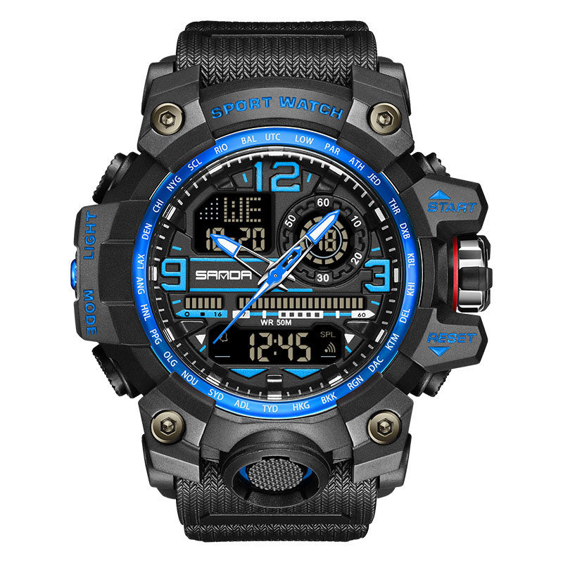 ⌚ LIMITED TIME 60% OFF! 💦 Men's Fashion Multifunctional Waterproof Luminous Watch – 50M, Shockproof, Night Vision 🌃