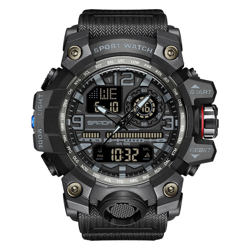 ⌚ LIMITED TIME 60% OFF! 💦 Men's Fashion Multifunctional Waterproof Luminous Watch – 50M, Shockproof, Night Vision 🌃
