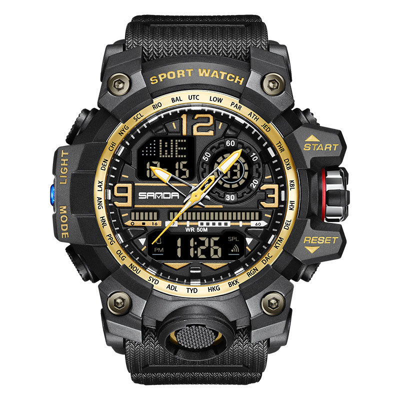 ⌚ LIMITED TIME 60% OFF! 💦 Men's Fashion Multifunctional Waterproof Luminous Watch – 50M, Shockproof, Night Vision 🌃