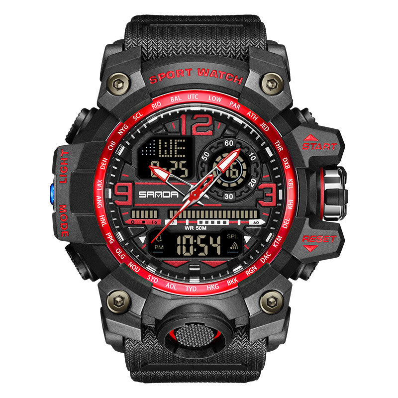 ⌚ LIMITED TIME 60% OFF! 💦 Men's Fashion Multifunctional Waterproof Luminous Watch – 50M, Shockproof, Night Vision 🌃