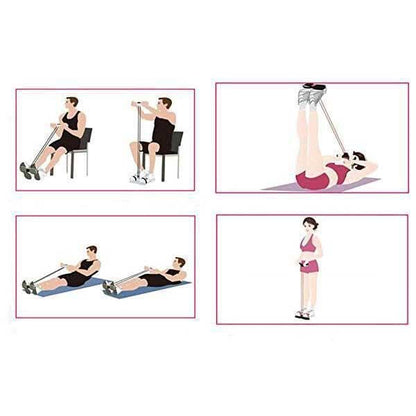 ✨2025 Hot Sale🔥32 Fitness Resistance Bands-4 Tube Pedal Ankle Puller