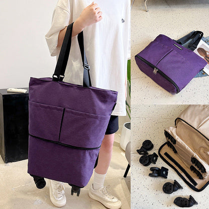 ⏳Time-limited Special⌛Large Capacity Universal Wheel Waterproof Dry Wet Separation Travel Bag