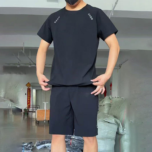 🔥Men's Light Casual T-Shirt Shorts 2-Piece Set