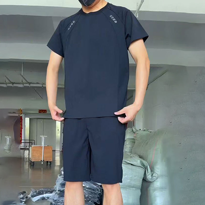 🔥Men's Light Casual T-Shirt Shorts 2-Piece Set