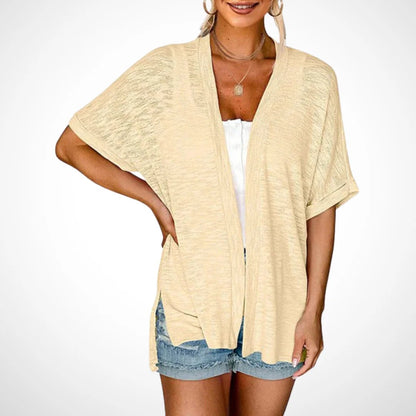 📢📢44% OFF !! ⏰2026 New Stylish Flowy Short Sleeve Cardigan