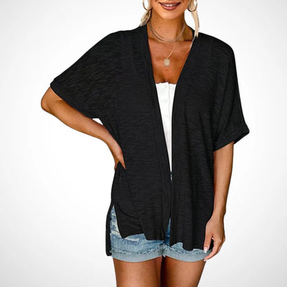 📢📢44% OFF !! ⏰2026 New Stylish Flowy Short Sleeve Cardigan