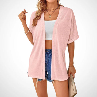 📢📢44% OFF !! ⏰2026 New Stylish Flowy Short Sleeve Cardigan