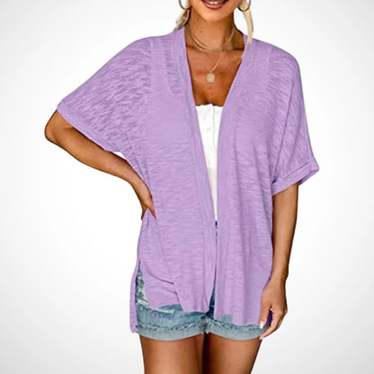 📢📢44% OFF !! ⏰2026 New Stylish Flowy Short Sleeve Cardigan