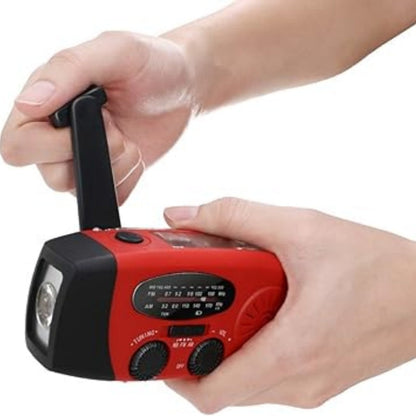 ⚡ Multifunctional Solar Emergency Radio – Self-charging, Alert-ready, Compact ✨