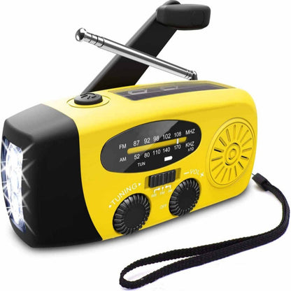 ⚡ Multifunctional Solar Emergency Radio – Self-charging, Alert-ready, Compact ✨