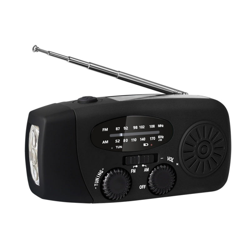 ⚡ Multifunctional Solar Emergency Radio – Self-charging, Alert-ready, Compact ✨