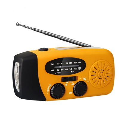 ⚡ Multifunctional Solar Emergency Radio – Self-charging, Alert-ready, Compact ✨