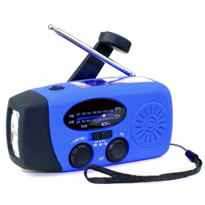 ⚡ Multifunctional Solar Emergency Radio – Self-charging, Alert-ready, Compact ✨